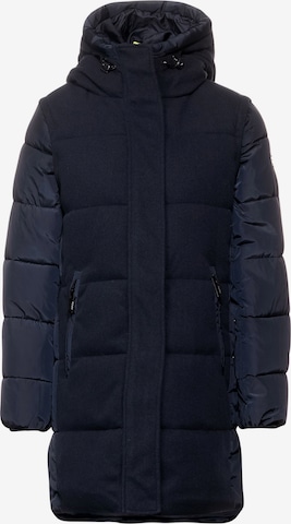 CECIL Between-seasons coat in Blue: front