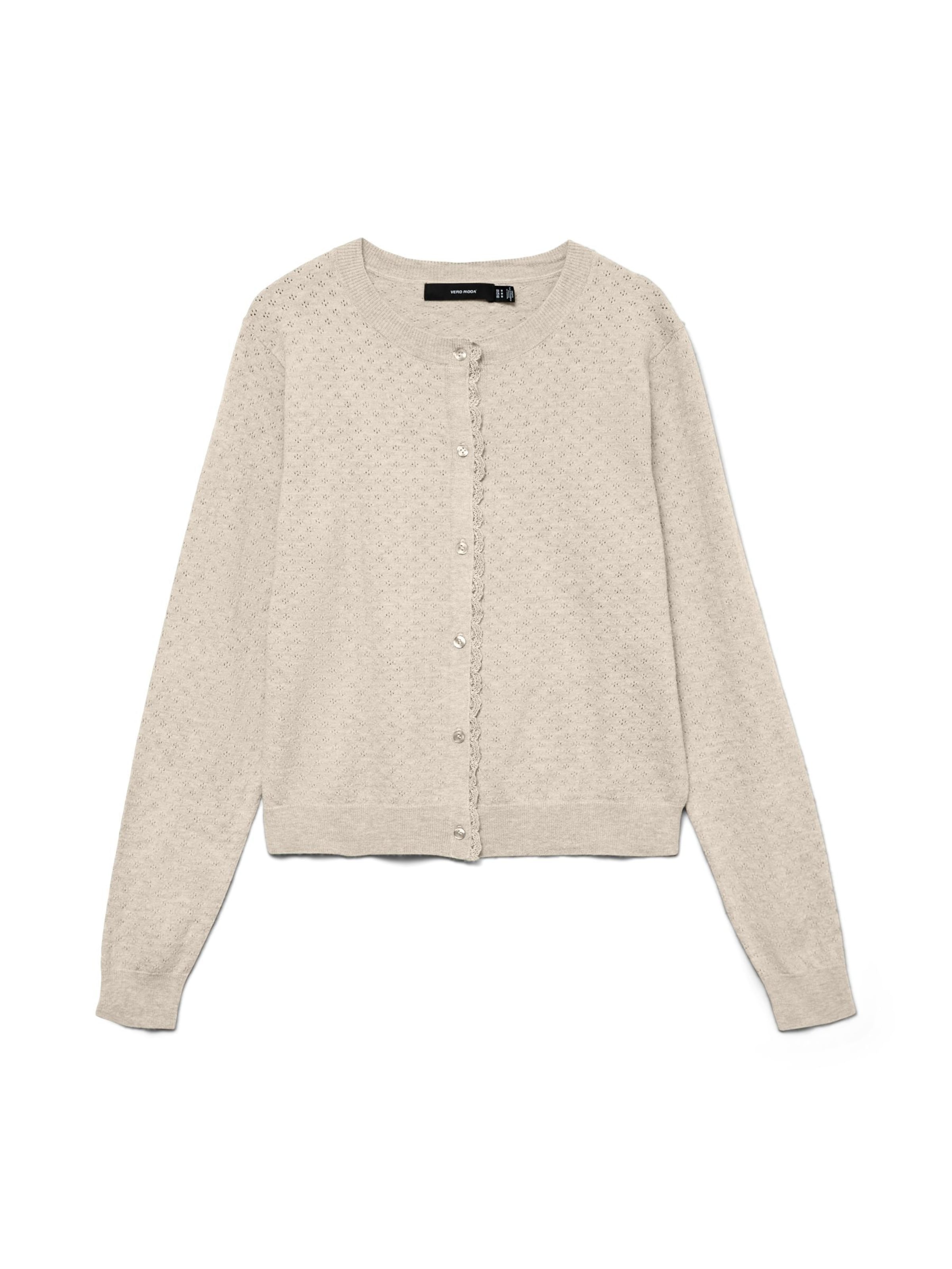 Cardigan VERO MODA en beige : devant