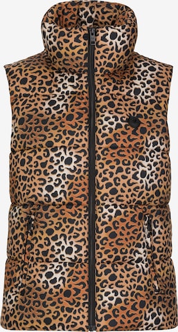 Vestă 'Asia' de la 19V69 ITALIA pe maro: față