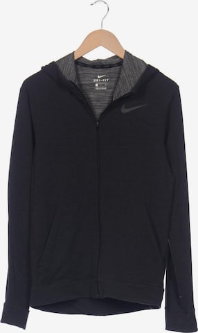 NIKE Kapuzenpullover S in Grau: predná strana