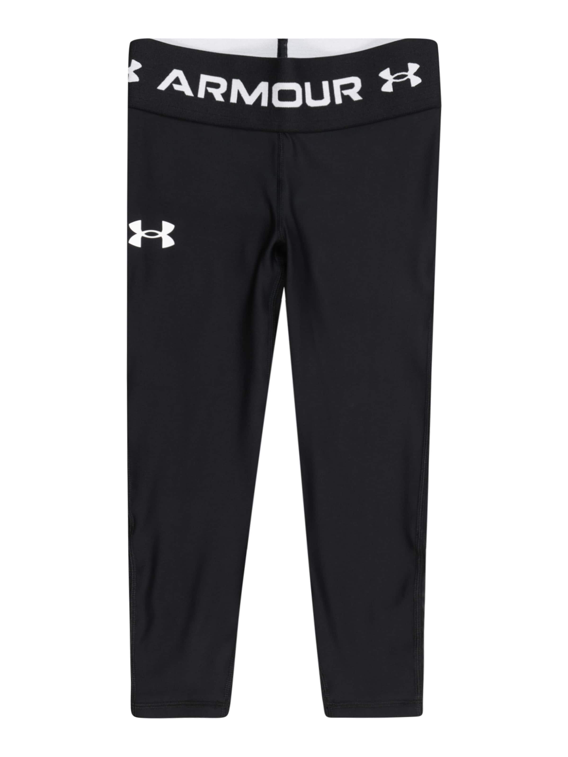 UNDER ARMOUR Skinny Sporthose in Schwarz: Vorderseite