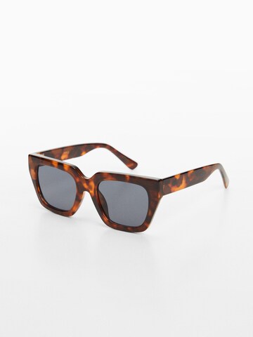 Lunettes de soleil 'MONICA' MANGO en marron : devant