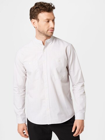 minimum - Regular Fit Camisa 'OLYMP' em cinzento: frente