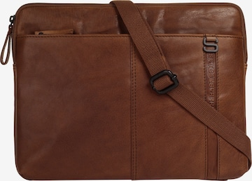 Spikes & Sparrow Aktentasche 'LAPTOP SLEEVE' in Braun: Vorderseite