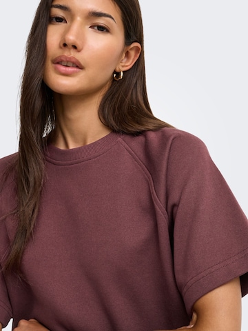 Sweat-shirt 'ONLOfelia' ONLY en marron