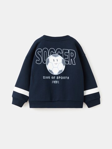 MANGO KIDS Sweatshirt 'DSOCCER' in Blau