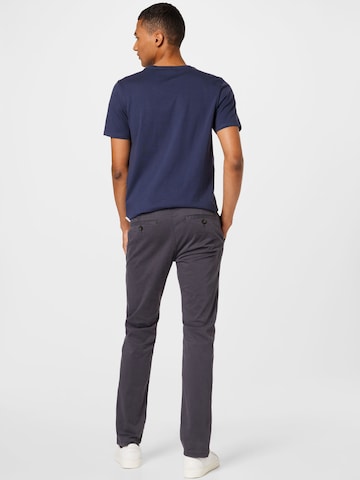 Coupe slim Pantalon chino 'Tavis' TOM TAILOR en gris