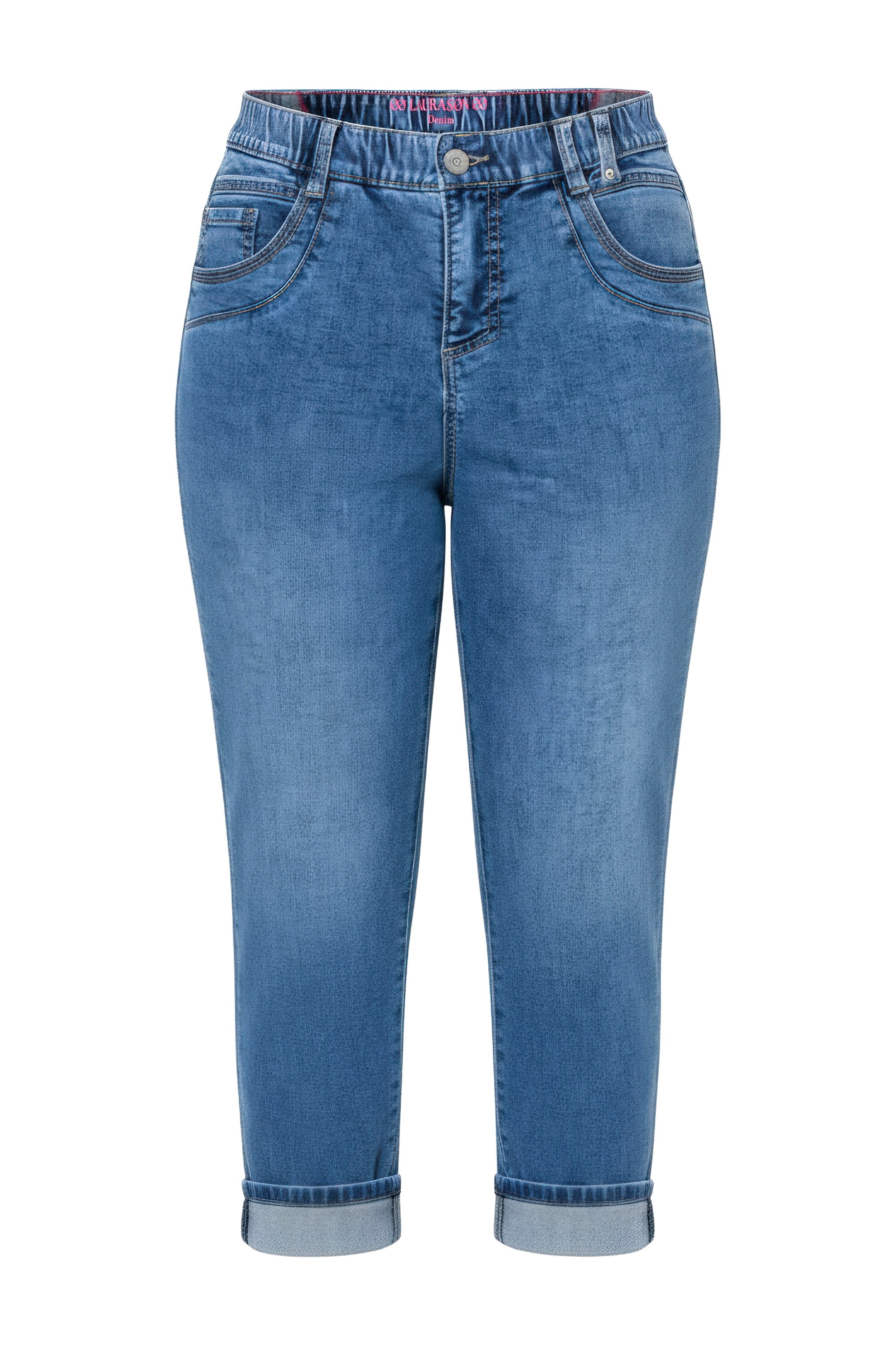 LAURASØN Regular Jeans in Blau: Vorderseite