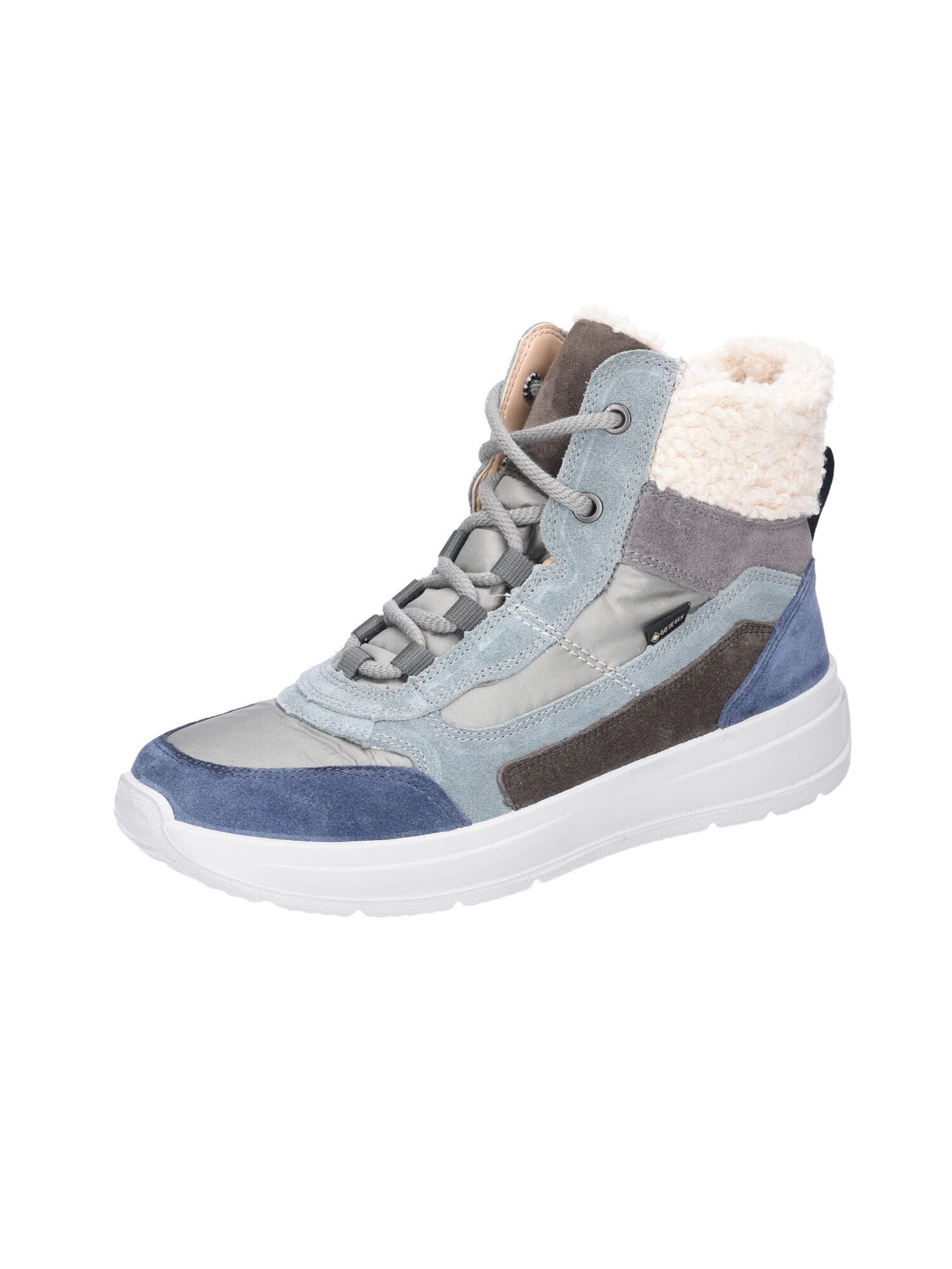 Legero Lace-up bootie 'Sprinter' in Blue: front