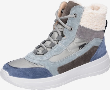 Legero Lace-Up Ankle Boots 'Sprinter' in Blue: front
