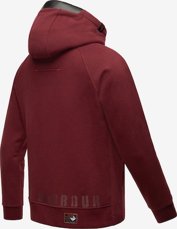 STONE HARBOUR Zip-Up Hoodie 'Finn Luca' in Red