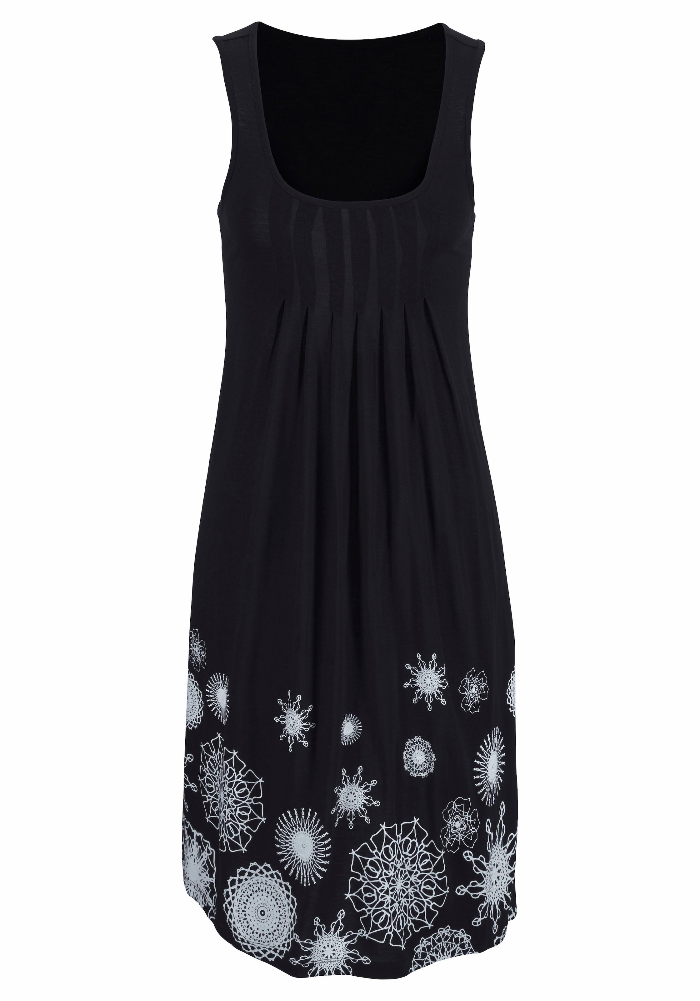 BEACH TIME Καλοκαιρινό φόρεμα σε μαύρο: μπροστά