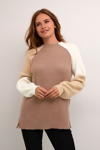 CULTURE Pullover 'Olivia' in Beige