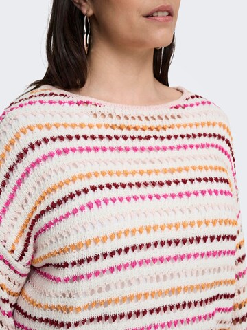 Pull-over ONLY Carmakoma en blanc