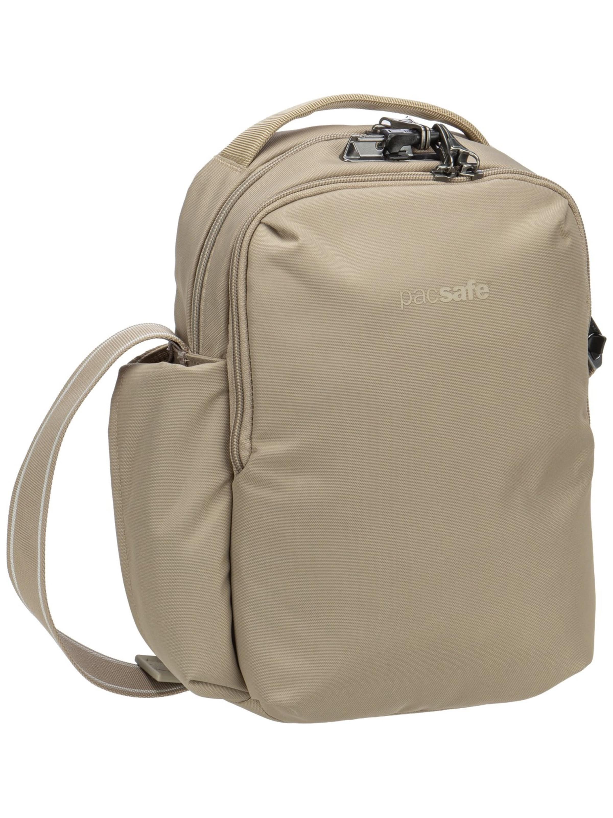 Pacsafe Crossbody Bag 'Tour' in Beige: front