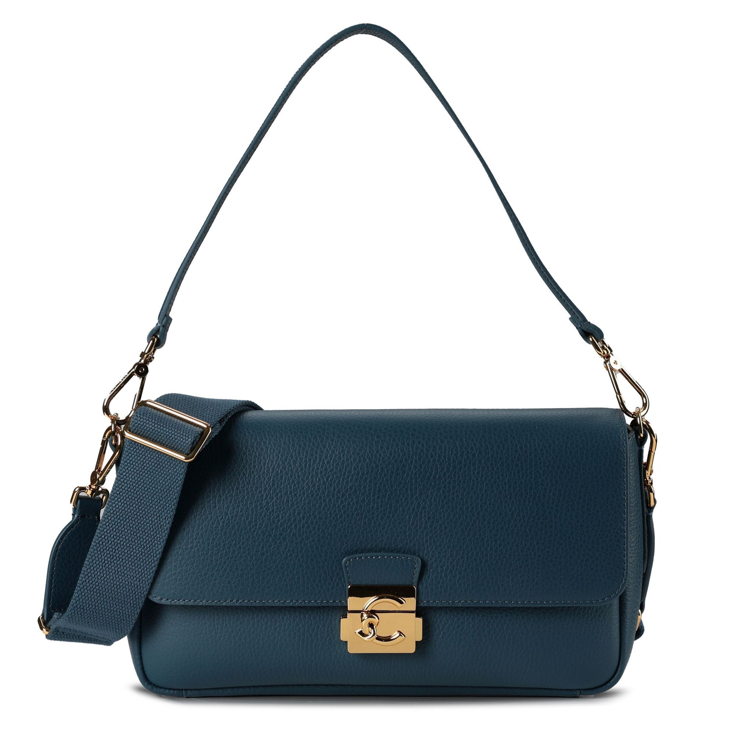 Coccinelle Schoudertas 'C-Me' in Blauw: voorkant