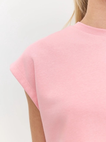 T-shirt No Matter What en rose