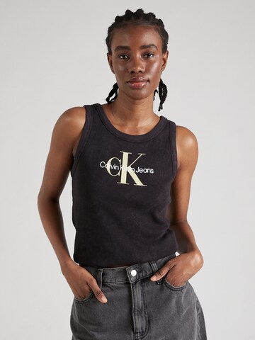 Calvin Klein Jeans Kjole i sort: forside