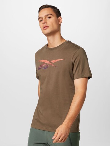 T-Shirt fonctionnel Reebok en vert : devant