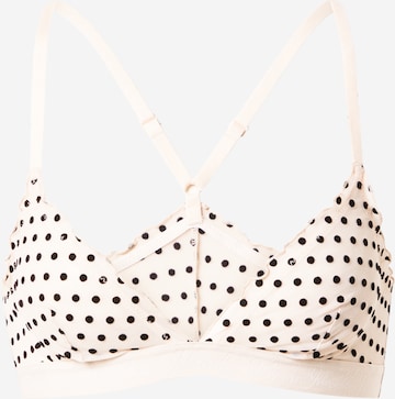 River Island Triangle Bra 'DOBBY' in Beige: front