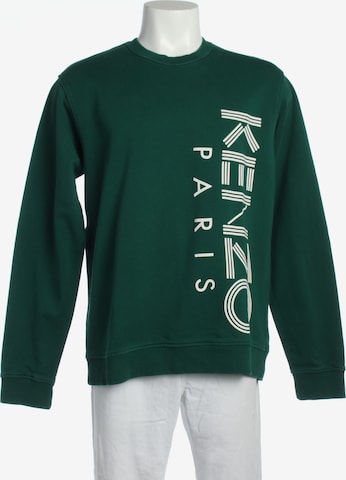 KENZO Sweatshirt / Sweatjacke XL in Grün: Vorderseite