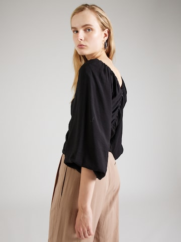 modström Blouse 'Fisher' in Zwart