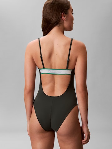 Maillot de bain Calvin Klein Swimwear en vert