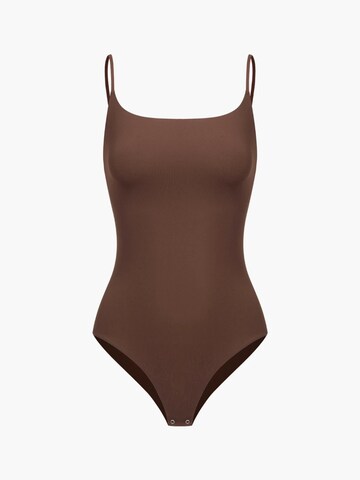 creamy Shapingbody 'Cami Bodysuit mit String'‌‌‌‌ in Braun