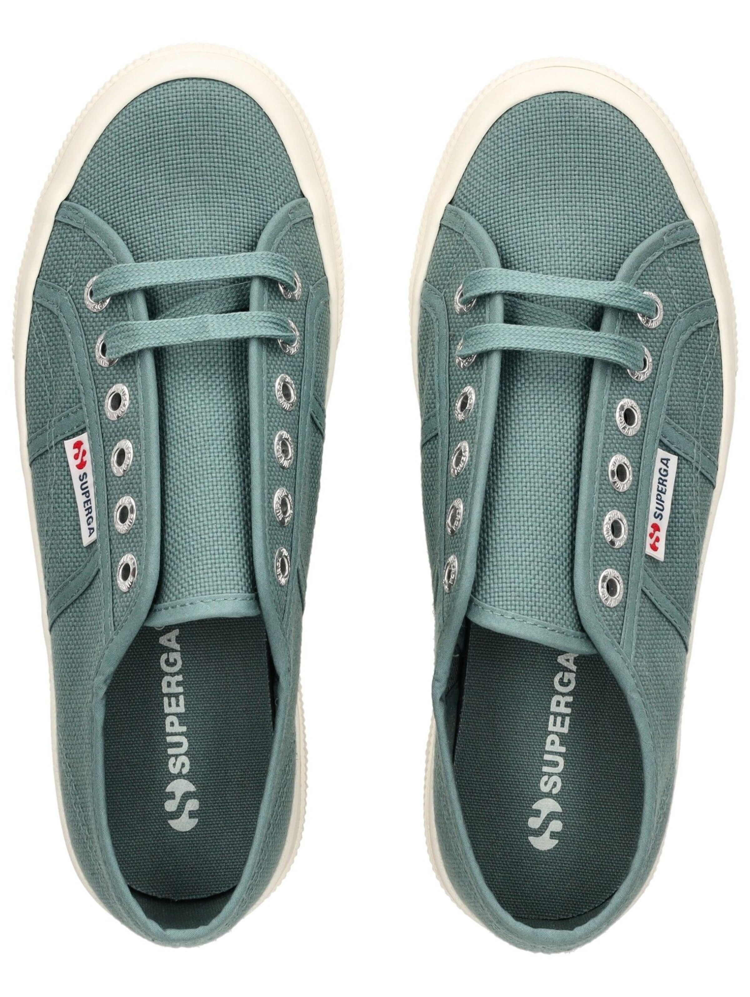 Baskets basses SUPERGA en vert