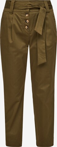 COMMA Tapered Pants in Green: front