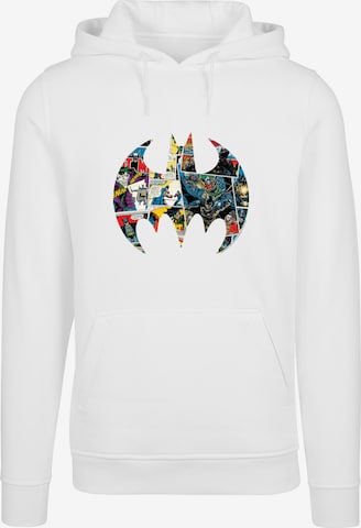 F4NT4STIC Sweatshirt 'Batman' in Wit: voorkant