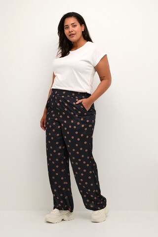 KAFFE CURVE Loose fit Trousers in Black