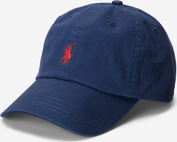 Casquette Polo Ralph Lauren en bleu : devant