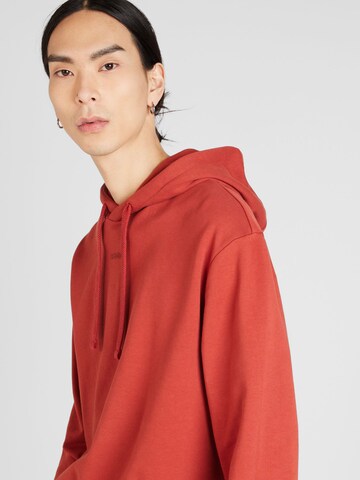 HUGO Sweatshirt 'DAPO' in Rood