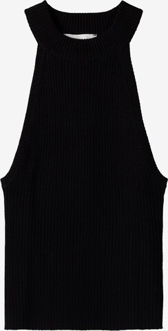 Bershka Knitted top in Black: front