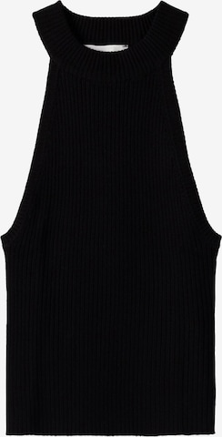 Bershka Knitted top in Black: front