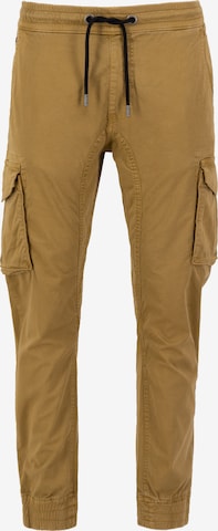 ALPHA INDUSTRIES Cargo trousers in Green: front