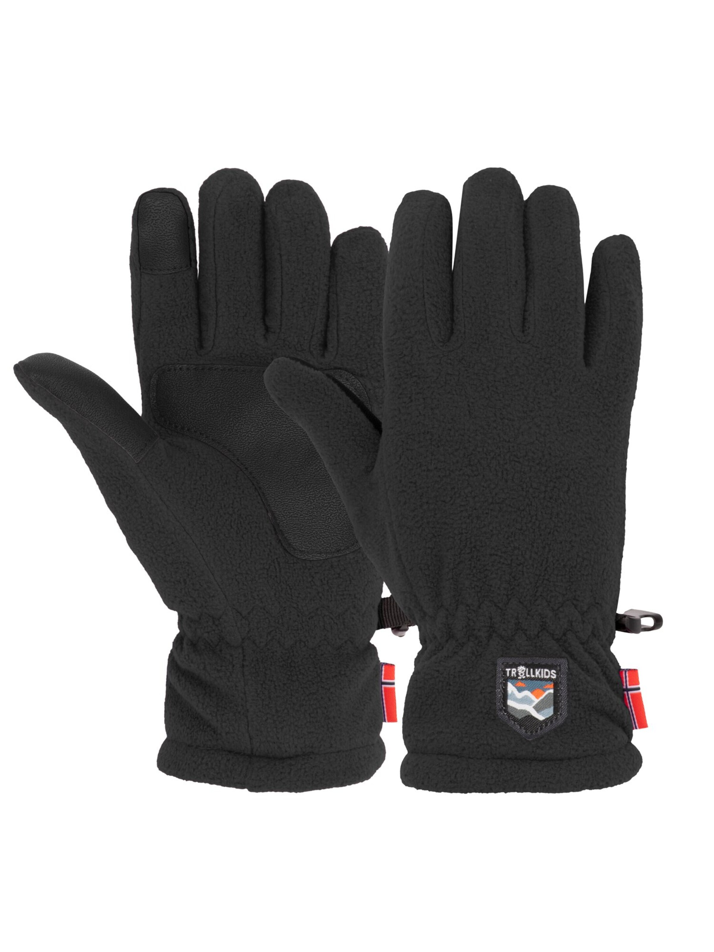 TROLLKIDS Gloves in Black: front