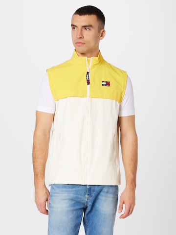 Gilet di Tommy Jeans in giallo: frontale