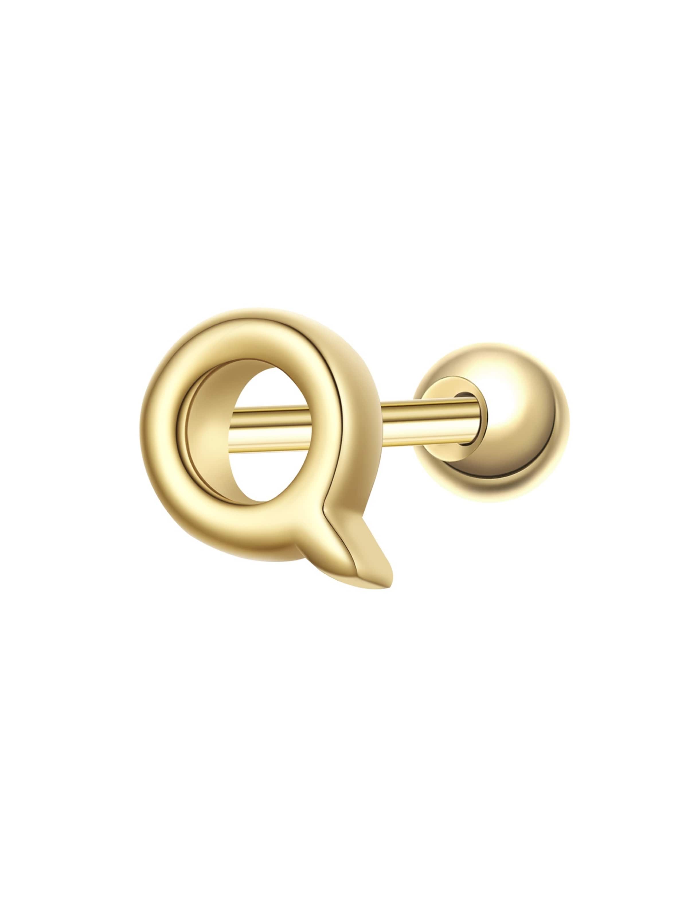 Glanzstücke München Boucles d'oreilles en jaune d'or, Vue avec produit