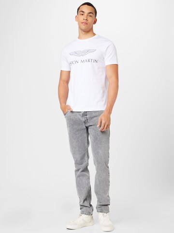 Hackett London T-Shirt 'AMR' in Weiß