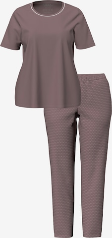 Ulla Popken Pajama in Brown: front