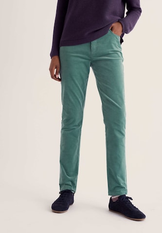Seasalt Cornwall Regular Trousers 'Lamledra' in Green: front