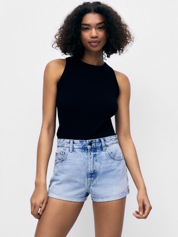 Coupe slim Jean Pull&Bear en bleu