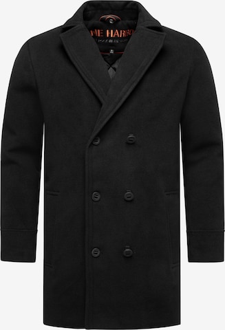 STONE HARBOUR Winterjas 'Darioon XX' in Zwart: voorkant