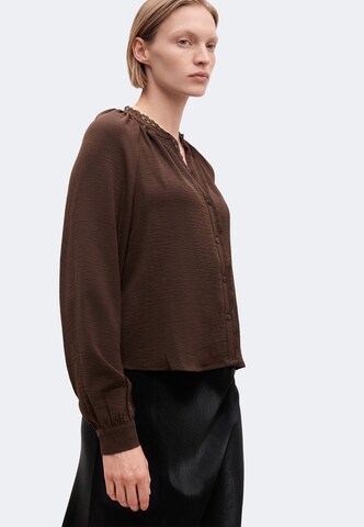 QS Bluza | rjava barva