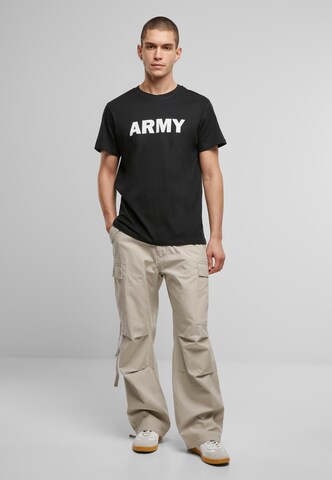 Brandit T-Shirt 'Army' in Schwarz
