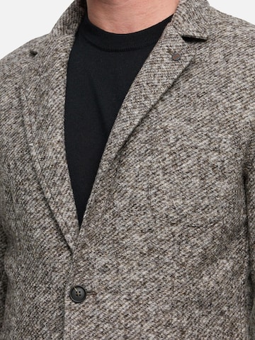 Zuitable Slim fit Suit Jacket 'DiFab' in Brown