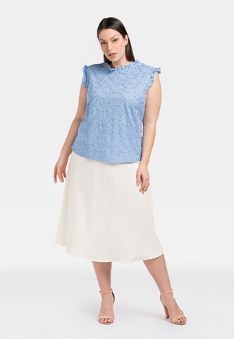 Karko Blouse 'ERNESTA' in Blue