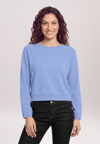 Cartoon Sweatshirt in Blauw: voorkant